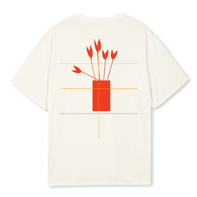 OUND Cream Oversized Tee.