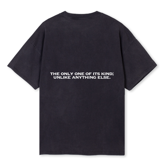 OTHR OS BACK PRINT Vintage Black Oversized Tee.