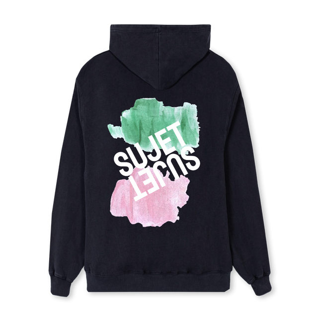 PAINTGP Vintage Black Regular Hoodie.