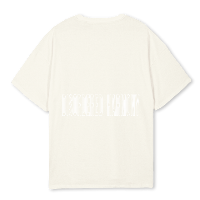 GXNDAM Cream Oversized Tee.
