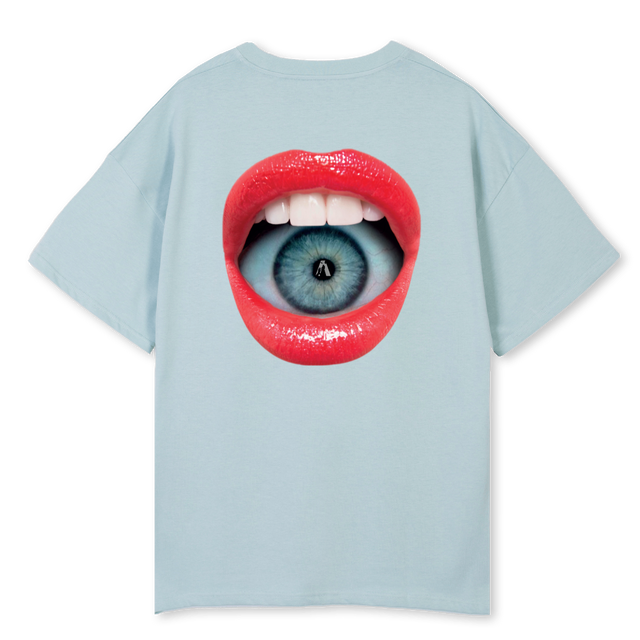 REALEYEZ Cold Blue Oversized Tee.