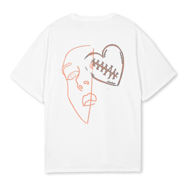 SHOCKDROP UNO White Oversized Tee.