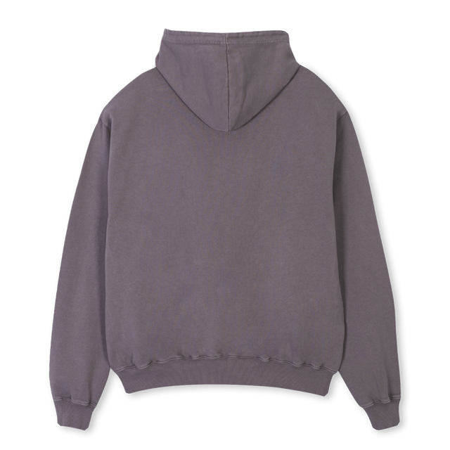 WEISS KLASSIK Pigment Grey Oversized Hoodie.