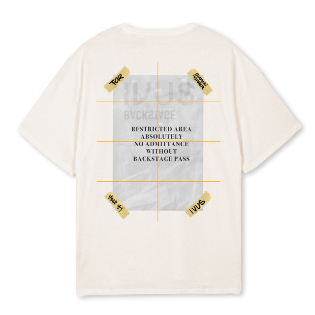 SAMMITEE Vintage White Oversized Tee.