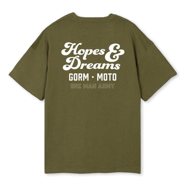 HOPES Kaki Oversized Tee.