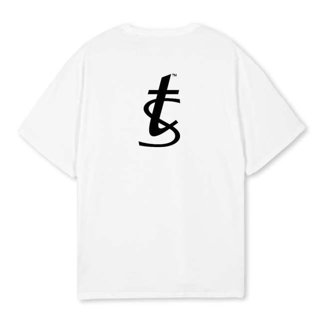 TS White Oversized Tee.