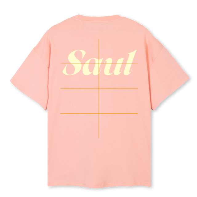 CNC CORAL Pink Clay Oversized Tee.